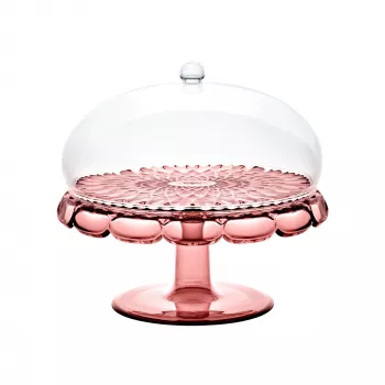 Guzzini Vanity tortų stovas su gaubtu, mauve, 30 cm