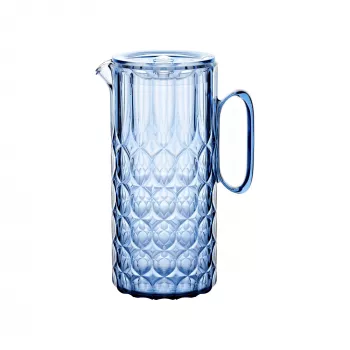 Guzzini VANITY ąsotis su dangteliu, džinsų mėlynos spalvos, 1.75L, SAN plastikas, be BPA, tinkamas plauti indaplovėje