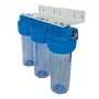 Senior Plus 3P BX vandens filtro korpusas 3/4 inch BSP su permatomu dubeniu 9 3/4 inch kasetėms