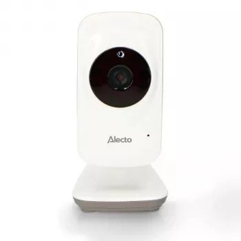 Alecto DVM71CAM papildoma kamera, skirta DVM71 kūdikio monitoriui - 2.4 GHz FHSS, naktinis matymas, dvipusis ryšys, temperatūros jutiklis, balta