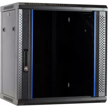 DSIT 12U sieninis serverio spintelis su stiklo durimis 600x450x634 mm