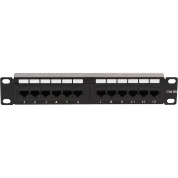 DSIT 10 colių 12 prievadų UTP CAT 6a skydelis DS-10Patch6a-12UTP
