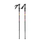 CMP Bern trekkingo lazdos, 3 sekcijų, aliuminio 7075, juodos/oranžinės, 65-135 cm