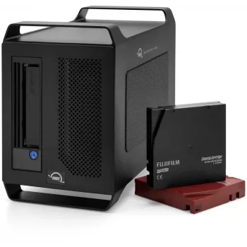 OWC Archive Pro LTO-9 Thunderbolt juostinis diskas, 18 TB / 45 TB suspaustų (OWCTBLTMP90000H)