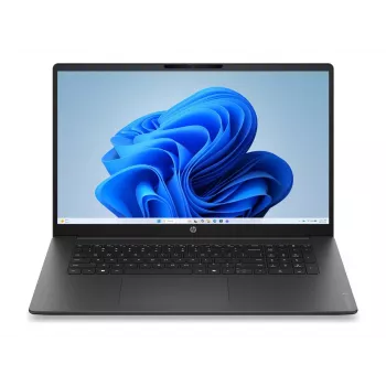 HP OmniBook 3 17,3 colio HD+ nešiojamasis kompiuteris - AMD Ryzen 3 7320U, 8GB LPDDR5, 256GB PCIe NVMe SSD, AMD Radeon 610M Graphics, Windows 11 Home, juoda