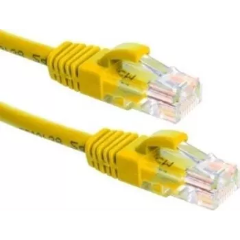 DSIT UTP Cat6a montavimo kabelis, 100% varis, geltonas, 0,25 m, DC-U6A7-002