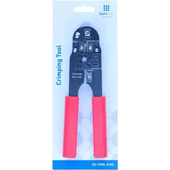 DSIT DC-TOOL-RJ45 RJ45 presavimo įrankis su kabelių pjaustytuvu ir laidų nuėmikliu