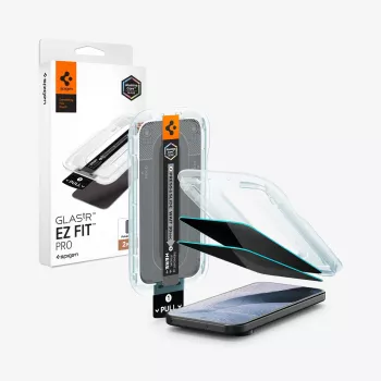 Spigen GLAS.tR EZ Fit Pro AC 2 vnt. privatumo ekrano apsauga, skirta Google Pixel 9 / 9 Pro / 10 Pro / 11 Pro