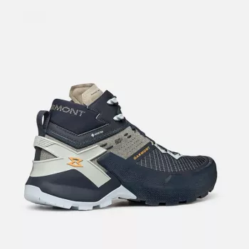 Garmont 9.81 Onyx Mid GTX vyriški vandeniui atsparūs žygiavimo batai - Nights Blue/Plein Blue, 45 dydis