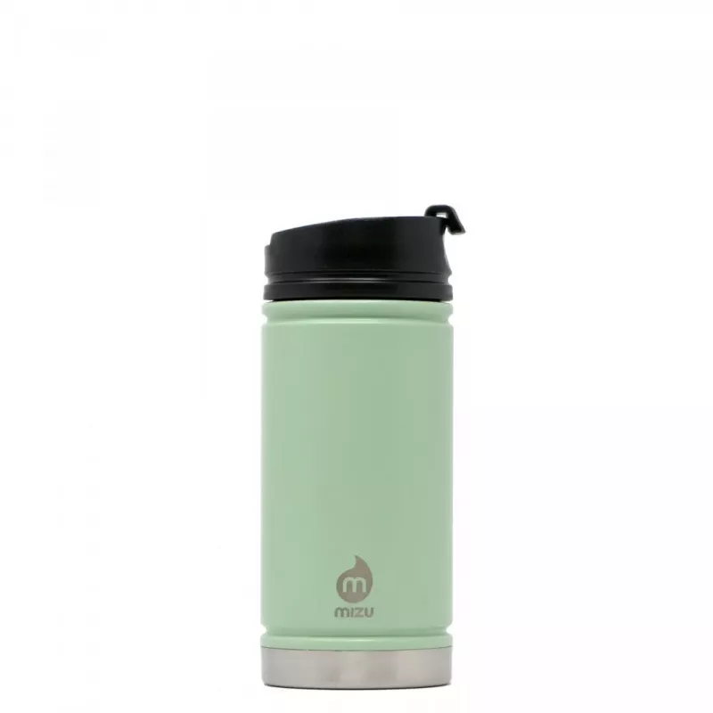 Mizu V5 450ml kavos dangteliu Sea Glass vakuuminis izoliuotas nerūdijančio plieno gertuvės puodelis