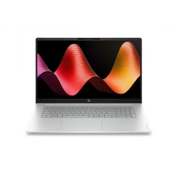 HP OmniBook 3 17-dg0452ngx 17,3 colio Full HD nešiojamasis kompiuteris - Intel Core 5 225U, 8GB RAM, 512GB SSD, be OS, vokiška klaviatūra, juoda