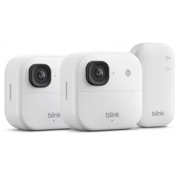 Belaidė apsaugos kamerų sistema (2 kameros) Amazon Blink Outdoor 2K+, White (B0F9632B4F)