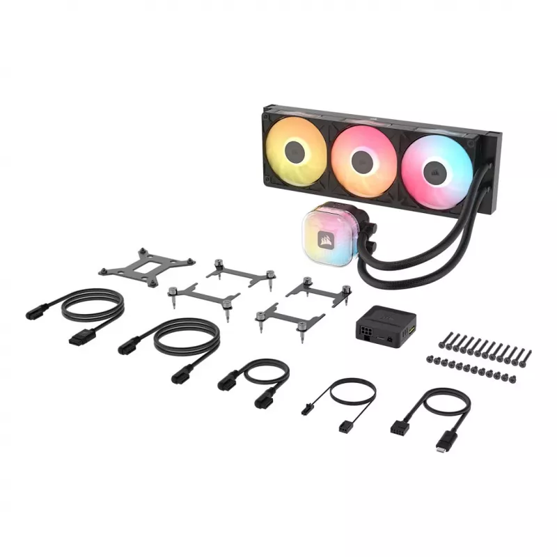 CORSAIR iCUE LINK TITAN II 360 RX RGB juodas skystas CPU aušintuvas