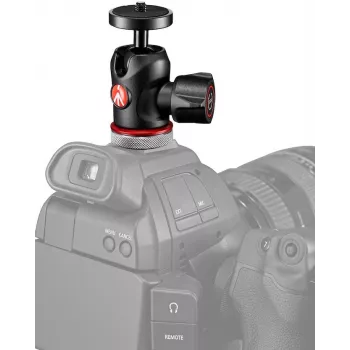 Manfrotto MH492LCD-BH rutulinė galvutė fotoaparato karštajai avalynei, juoda
