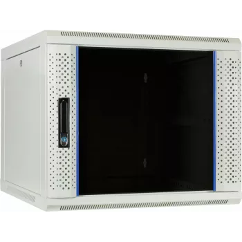 DSIT DS6609W 9U sieninis serverio spintelis su stiklo durimis, 600x600x500 mm, juodas