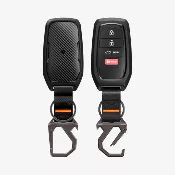 SPIGEN TK100 Toyota raktelio dėklas juodas