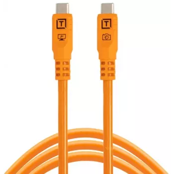 Tether Tools TetherPro USB-C Optima 10G tiesus oranžinis 3m
