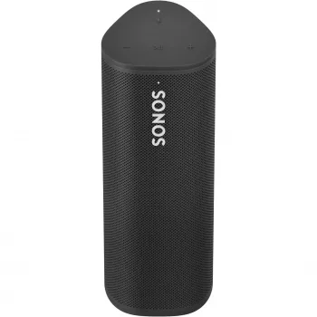 Sonos Roam nešiojamas išmanusis garsiakalbis, juodos spalvos