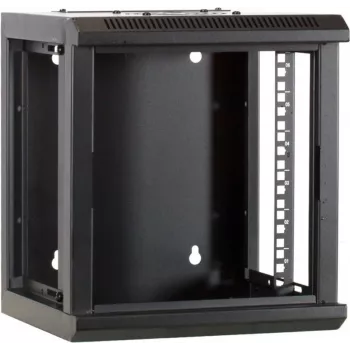 DSIT 6U 10 inch sieninis serverio spintos su stiklo durimis, 312x310x352 mm, juoda (DS10-3306)