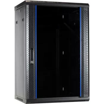 DSIT 18U sieninis serverių spintos su stiklinėmis durimis 600x450x900 mm (DS6418)