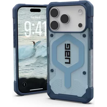 UAG Pathfinder Clear MagSafe dėklas su riešo dirželiu, skirtas Apple iPhone 17 Pro - permatomas