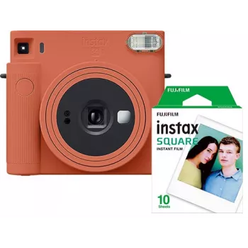 Fujifilm Instax Square SQ1 momentinis fotoaparatas, terakotos oranžinės spalvos, su kasete (70100148679)