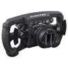 Fanatec ClubSport Formula V3 vairas, 290mm, 2,7 inch OLED ekranas, RGB RevLED, magnetiniai perjungikliai, anglies pluoštas, Alcantara, juoda