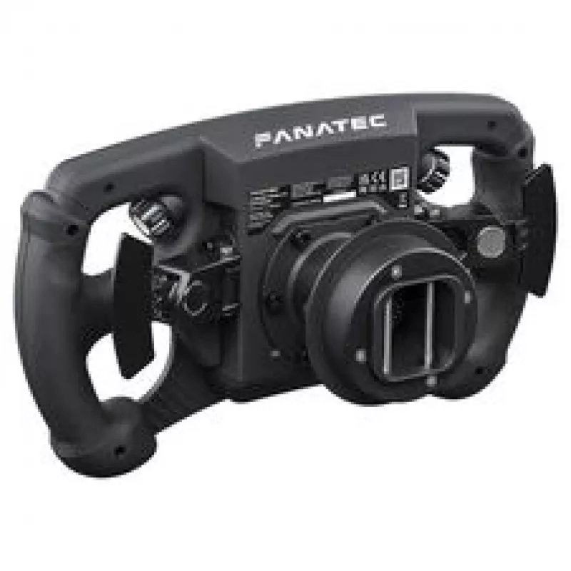 Fanatec ClubSport Formula V3 vairas, 290mm, 2,7 inch OLED ekranas, RGB RevLED, magnetiniai perjungikliai, anglies pluoštas, Alcantara, juoda