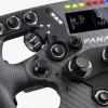 Fanatec ClubSport Formula V3 vairas, 290mm, 2,7 inch OLED ekranas, RGB RevLED, magnetiniai perjungikliai, anglies pluoštas, Alcantara, juoda