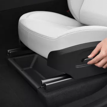 Spigen Underseat Organizer Box, skirta Tesla Model Y (Juniper), 2 vnt., juoda