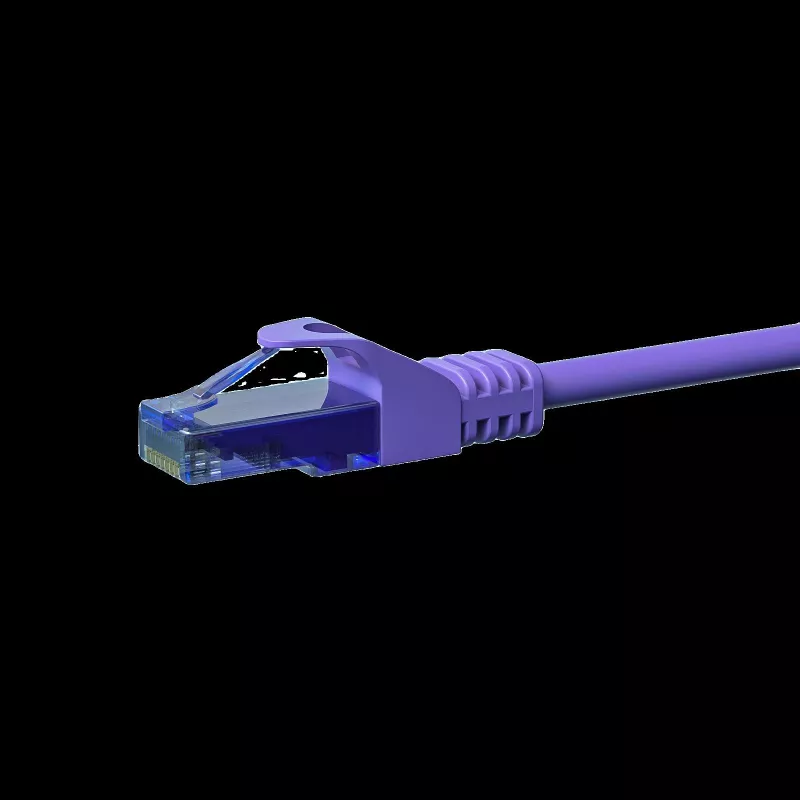 DSIT CAT6a Ethernet Patch Cable 100% Vario - U/UTP - 15 metrų - Violetinė (DC-U6A8-150)