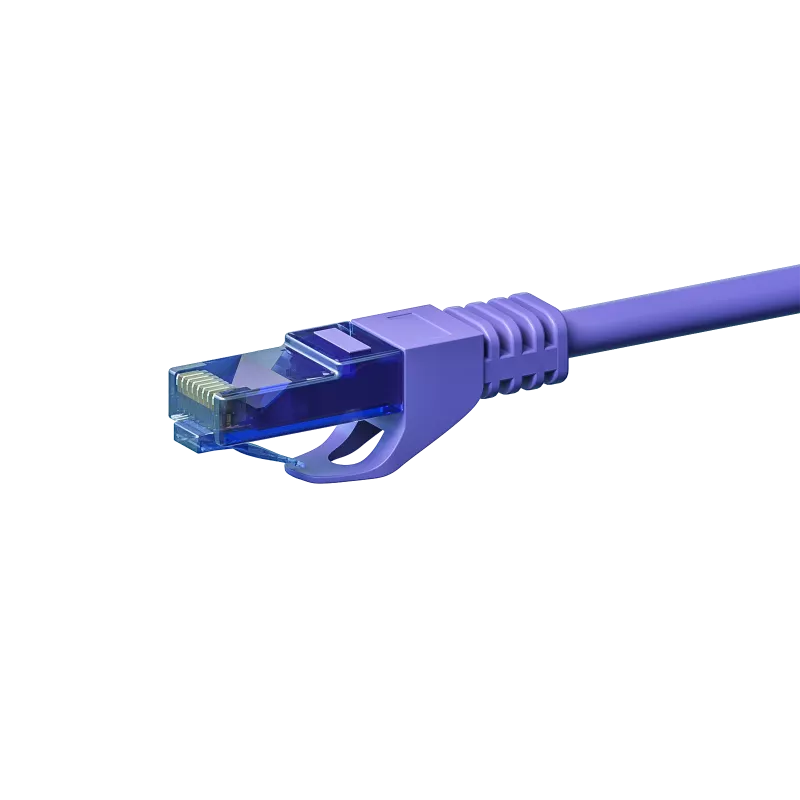DSIT CAT6a Ethernet Patch Cable 100% Vario - U/UTP - 15 metrų - Violetinė (DC-U6A8-150)