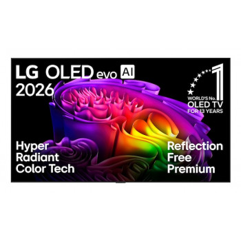 LG OLED83G67LW 83 inch OLED evo Gallery Edition 4K išmanusis televizorius su α9 Gen5 AI procesoriumi, 120Hz, Dolby Vision IQ, Dolby Atmos, webOS 22, G-Sync/FreeSync, sieninis laikiklis komplekte