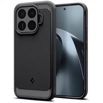 SPIGEN atsparus šarvinis dėklas, skirtas Xiaomi 17T Pro, matinis juodas, ACS11869