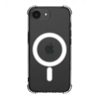 Taktinis nugarėlės dangtelis MagForce Plyo iPhone 16e/17e permatomas