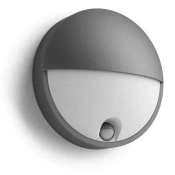 Philips lauko šviestuvas Capricorn 1x6.5W LED sieninis šviestuvas, antracito spalvos, IP44