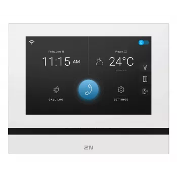 2N Indoor View Wi-Fi 7 colių jutiklinis ekranas vidaus stotis, balta