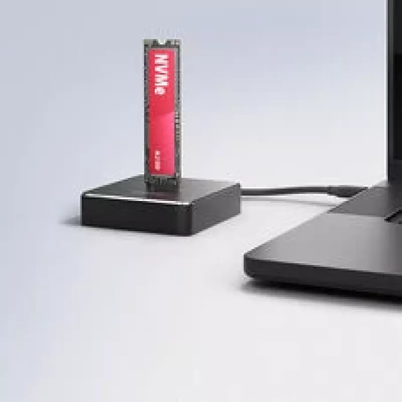 AXAGON ADSA-M2C11 USB-C 10Gbps stotelė vienam M.2 NVMe arba SATA SSD