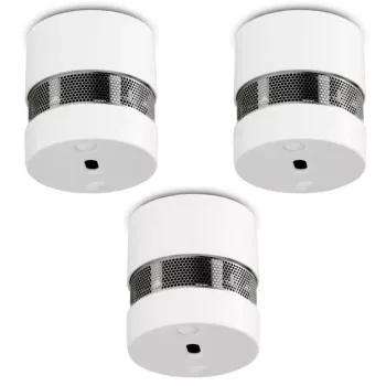 Alecto SD1020 3x Mini dūmų detektorius su 10 metų baterijos veikimo trukme