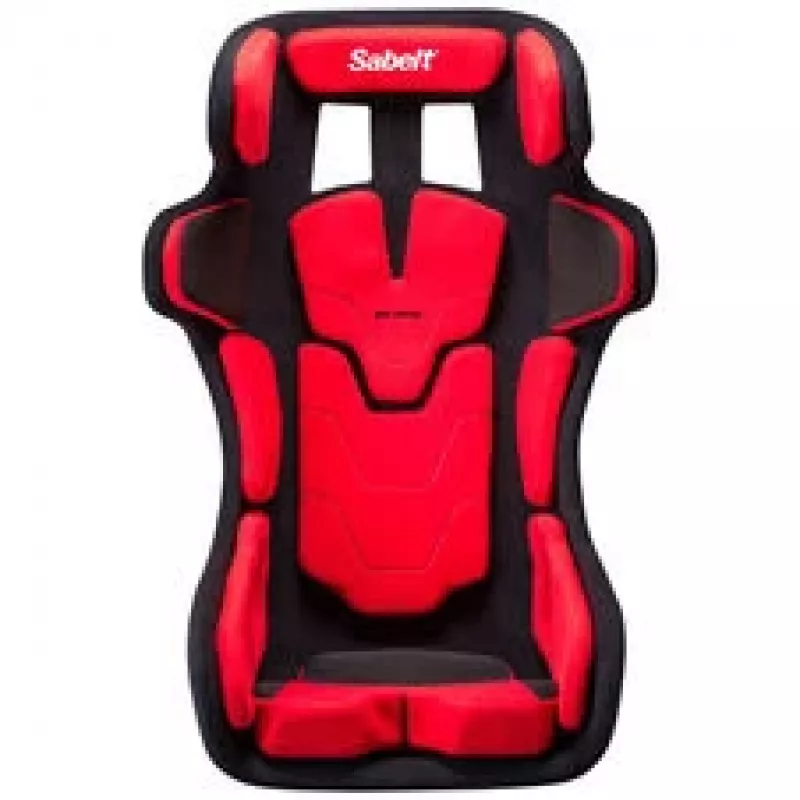 Sabelt GT PAD XL lenktyninė sėdynė, stiklo pluošto kevalas, FIA patvirtinta, modulinė - juoda/raudona