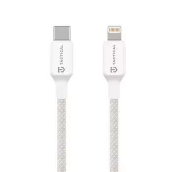 Tactical Stitch Thread USB-C į Lightning kabelis, baltas