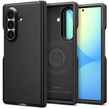 SPIGEN Tough Armor Pro MagSafe dėklas, skirtas Samsung Galaxy Z Fold 8 Ultra - juodos spalvos