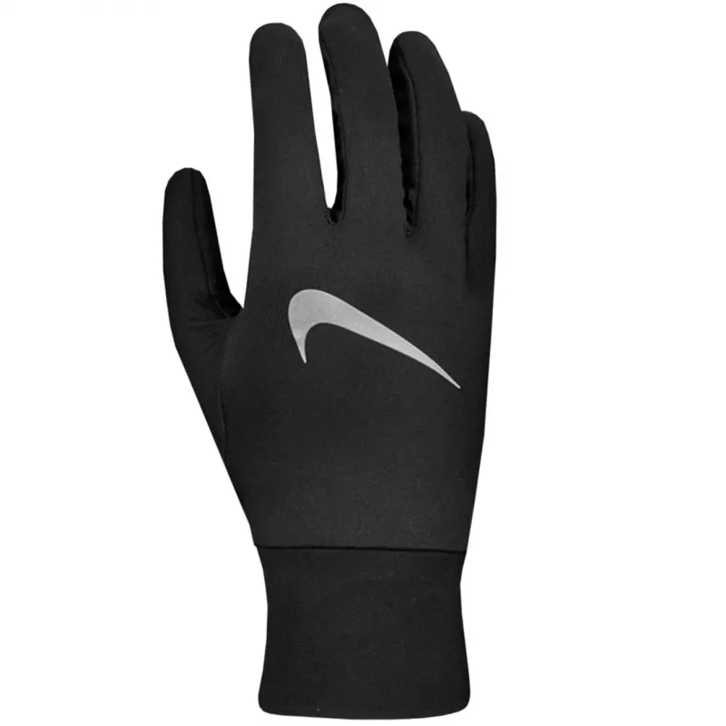 Nike Dri-FIT Accelerate vyriškos bėgimo pirštinės juodos XL