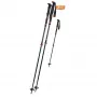 Komperdell Carbon C2 Ultralight slidinėjimo lazdos - juoda/oranžinė