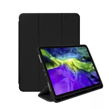 Mercury Fancy Diary Flip dėklas, skirtas Apple iPad Pro 12.9 5-osios kartos (2021) - juodas