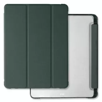 Mercury skaidrus galinis dangtelis, skirtas iPad Pro 11 M4 2024 / M5 2025 - tamsiai žalia
