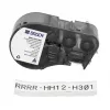 BRADY BMP41/BMP51/BMP53/M511 žemo profilio poliesterio etiketės, baltos, 38,1 mm x 38,1 mm, 250 etikečių/ritinyje
