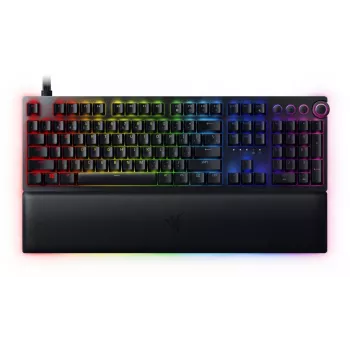 Laidinė žaidimų klaviatūra Razer Huntsman V2, Analog Optical jungikliai, šiaurietiškas išdėstymas, RGB, juoda (RZ03-03610600-R3N1)
