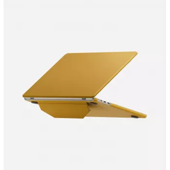 UNIQ Lyden Versa apsauginis aplankalas, skirtas MacBook Air 13 inch (M2 2022 / M3 2024 / M4 2025 / M5 2026) - geltona
