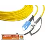 Lightwin LSP-09 SC-ST 3.0 vienmodis simplex šviesolaidžio jungiamasis laidas, 1m, LSZH, geltonas